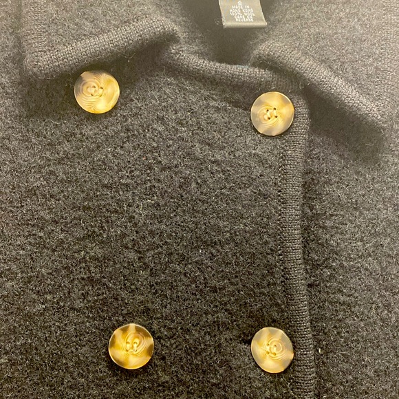 Vintage Rafaella 100% Wool Black Jacket Size Small - Picture 5 of 8